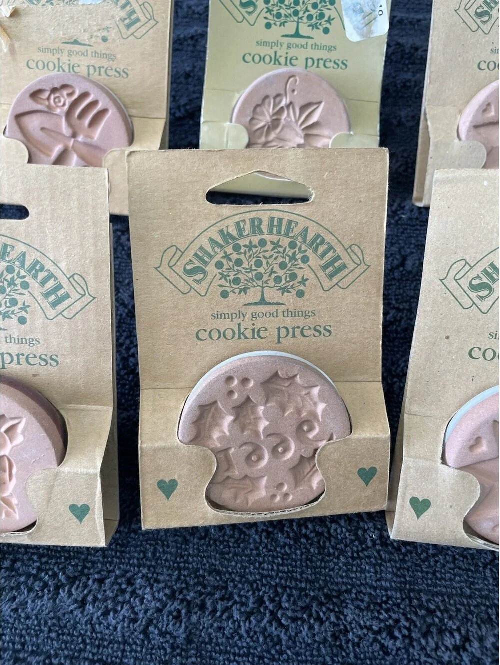 Vintage Shaker Hearth Terra cotta Cookie Stamp Press